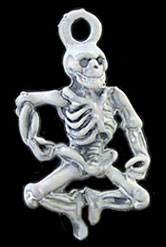 Dollhouse Miniature Dancing Skeleton